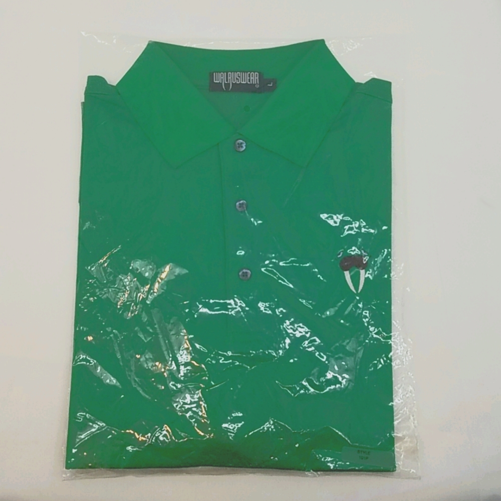 Mens Polo Golf Shirt Green New